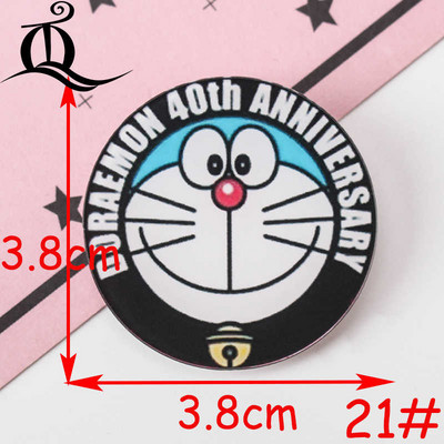1 ΤΕΜ καυτές ακρυλικές καρφίτσες Cartoon Doraemon Tribe Mix Καρφίτσες Τσάντα πλάτης Φοιτητικά Ρούχα Καρφίτσες Καρφίτσες Τσάντα Διακόσμηση Σήματα Καρφίτσας Z49