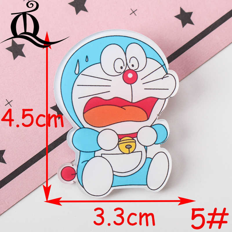 1 ΤΕΜ καυτές ακρυλικές καρφίτσες Cartoon Doraemon Tribe Mix Καρφίτσες Τσάντα πλάτης Φοιτητικά Ρούχα Καρφίτσες Καρφίτσες Τσάντα Διακόσμηση Σήματα Καρφίτσας Z49