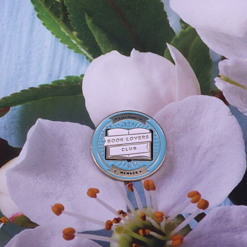 C1617 Book Friends Club Funny email Pin Insigne Anime pe rucsac Lucruri drăguțe Accesorii Bijuterii Cadou