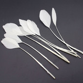 20/50/100 ks Svadobné biele husacie pierka Remeslo DIY Prírodné pierka Farebný chocholík Párty Vianočné ozdoby Plumas 13-18 cm