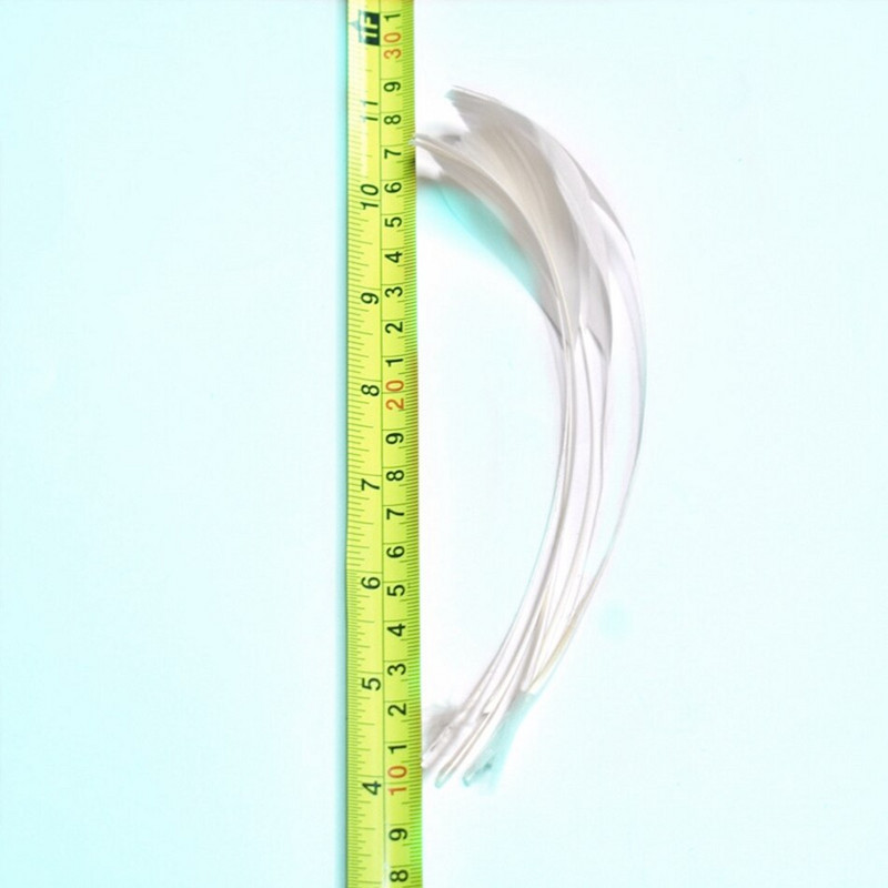 20/50/100 ks Svadobné biele husacie pierka Remeslo DIY Prírodné pierka Farebný chocholík Párty Vianočné ozdoby Plumas 13-18 cm