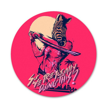 Hotline Miami 2 Wrong Number on Steam Owl Icons Pins Декорация на значки Брошки Метални значки за дрехи Декорация на раница