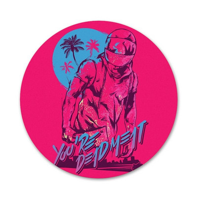 Horúca linka Miami 2 Nesprávne číslo na Steam Sova Ikony Špendlíky Odznak Dekorácia Brošne Kovové odznaky na oblečenie Dekorácia batohu