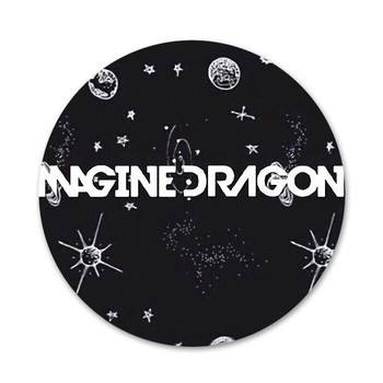 Imagine Dragons Bands Икони Щифтове Декорация на значки Брошки Метални значки за дрехи Декорация на раница