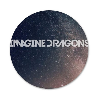 Imagine Dragons Bands Icons Καρφίτσες Διακοσμητικό σήμα Καρφίτσες Μεταλλικές κονκάρδες για ρούχα Διακόσμηση σακιδίου πλάτης
