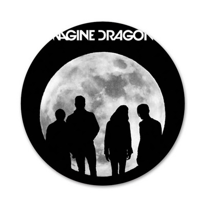 Imagine Dragons Bands Icons Καρφίτσες Διακοσμητικό σήμα Καρφίτσες Μεταλλικές κονκάρδες για ρούχα Διακόσμηση σακιδίου πλάτης