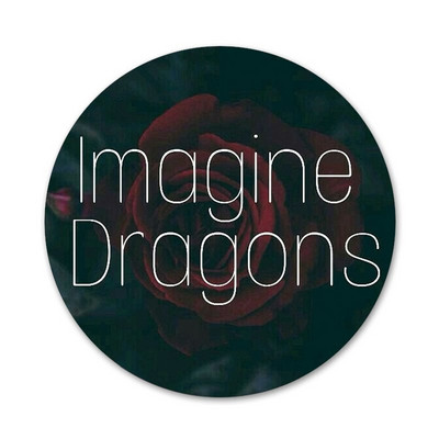 Imagine Dragons Bands Icons Καρφίτσες Διακοσμητικό σήμα Καρφίτσες Μεταλλικές κονκάρδες για ρούχα Διακόσμηση σακιδίου πλάτης