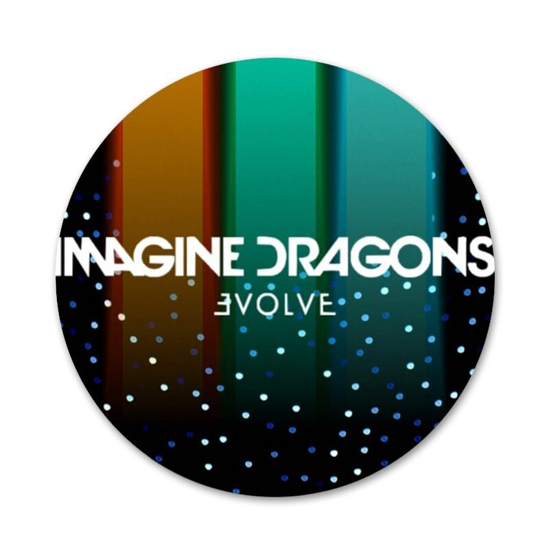 Imagine Dragons Bands Icons Καρφίτσες Διακοσμητικό σήμα Καρφίτσες Μεταλλικές κονκάρδες για ρούχα Διακόσμηση σακιδίου πλάτης