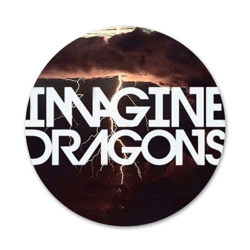 Imagine Dragons Bands Icons Καρφίτσες Διακοσμητικό σήμα Καρφίτσες Μεταλλικές κονκάρδες για ρούχα Διακόσμηση σακιδίου πλάτης