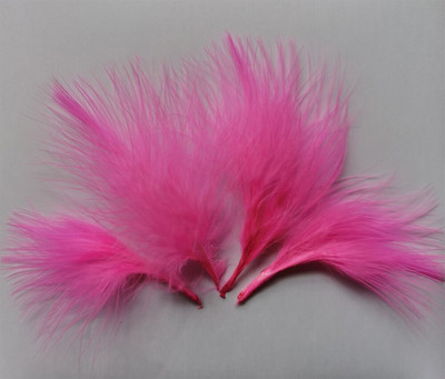 50 ks/sada! 6-10 CM viacfarebné pierka z morčacieho marabu s krvavými brkami, voľné ozdobné pery, materiál na viazanie mušiek.
