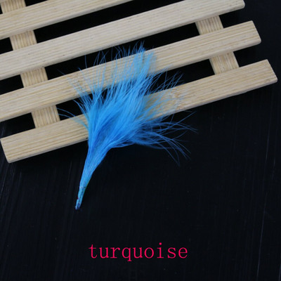 50 ks/sada! 6-10 CM viacfarebné pierka z morčacieho marabu s krvavými brkami, voľné ozdobné pery, materiál na viazanie mušiek.