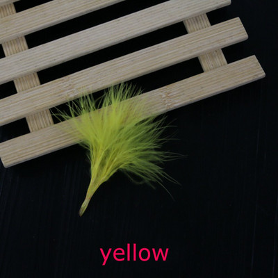 50 ks/sada! 6-10 CM viacfarebné pierka z morčacieho marabu s krvavými brkami, voľné ozdobné pery, materiál na viazanie mušiek.