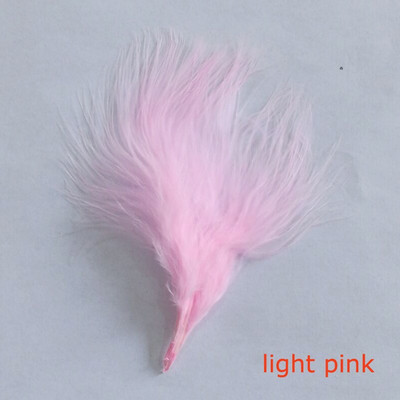50 ks/sada! 6-10 CM viacfarebné pierka z morčacieho marabu s krvavými brkami, voľné ozdobné pery, materiál na viazanie mušiek.