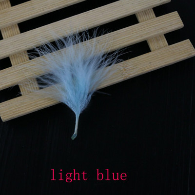 50 ks/sada! 6-10 CM viacfarebné pierka z morčacieho marabu s krvavými brkami, voľné ozdobné pery, materiál na viazanie mušiek.