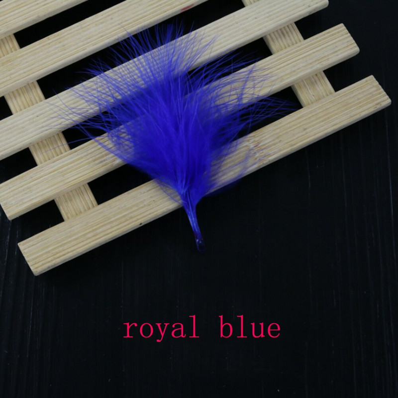 50 ks/sada! 6-10 CM viacfarebné pierka z morčacieho marabu s krvavými brkami, voľné ozdobné pery, materiál na viazanie mušiek.