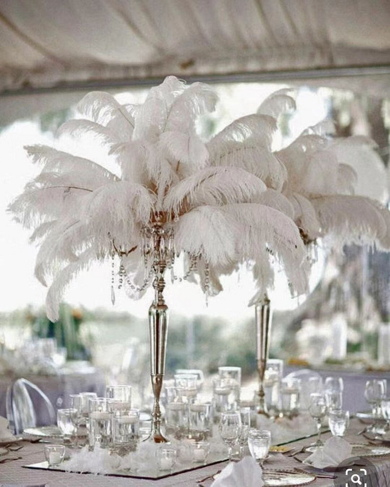 10 tk naturaalseid jaanalinnusulgi, mustvalgeid jaanalinnusulgi näputööks ja käsitööks pulmalaua keskosa kaunistamiseks