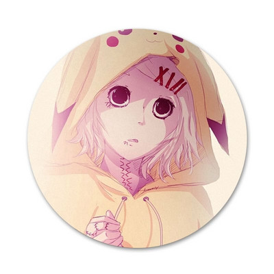 58 χιλιοστά Ιαπωνικά Anime Juzo Suzuya Tokyo Ghouls Icons Καρφίτσες Διακόσμηση σημάτων Καρφίτσες Μεταλλικές κονκάρδες για διακόσμηση σακιδίων πλάτης