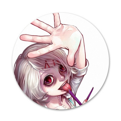 58 χιλιοστά Ιαπωνικά Anime Juzo Suzuya Tokyo Ghouls Icons Καρφίτσες Διακόσμηση σημάτων Καρφίτσες Μεταλλικές κονκάρδες για διακόσμηση σακιδίων πλάτης