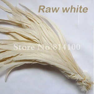 25-45CM Pene Coadă Cocoș 100 buc Pene Cocoș Natural Verde Mentă Maro Bej Îmbrăcăminte DIY Accesorii Bijuterii Performanță Scenică