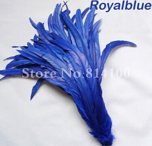 25-45CM Pene Coadă Cocoș 100 buc Pene Cocoș Natural Verde Mentă Maro Bej Îmbrăcăminte DIY Accesorii Bijuterii Performanță Scenică