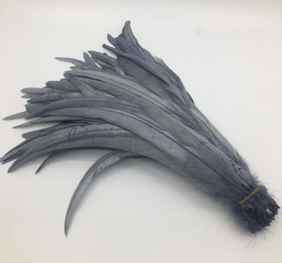 25-45CM Pene Coadă Cocoș 100 buc Pene Cocoș Natural Verde Mentă Maro Bej Îmbrăcăminte DIY Accesorii Bijuterii Performanță Scenică