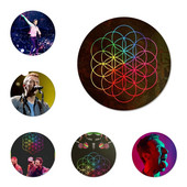 Coldplay Chris Martin Odznak Brošňa Špendlíky Doplnky Na Oblečenie Batoh Dekorácia Darček 58mm