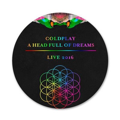 Coldplay Chris Martin Odznak Brošňa Špendlíky Doplnky Na Oblečenie Batoh Dekorácia Darček 58mm