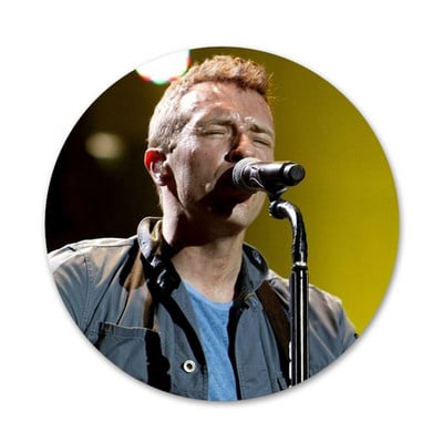 Coldplay Chris Martin Odznak Brošňa Špendlíky Doplnky Na Oblečenie Batoh Dekorácia Darček 58mm