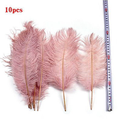 Piele cu ridicata Roz Curcan Gâscă Pene de struț 15-20CM Bijuterii DIY Artizanat Nunta Accesorii de Crăciun Decorare Pene