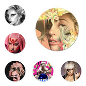 Speváčka Lady Gaga Ikony Špendlíky Odznak Dekorácia Brošne Kovové odznaky na oblečenie Dekorácia batohu