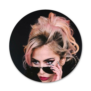 певица Лейди Гага Икони Игли Декорация на значки Брошки Метални значки за дрехи Декорация на раница