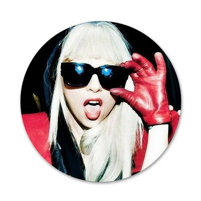 Speváčka Lady Gaga Ikony Špendlíky Odznak Dekorácia Brošne Kovové odznaky na oblečenie Dekorácia batohu