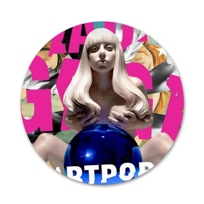 Speváčka Lady Gaga Ikony Špendlíky Odznak Dekorácia Brošne Kovové odznaky na oblečenie Dekorácia batohu