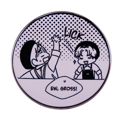 C2436 Roztomilé anime figúrky smaltované špendlíky brošne ženy muži batoh tašky odznak módne klopové šperky deti priatelia darčeky