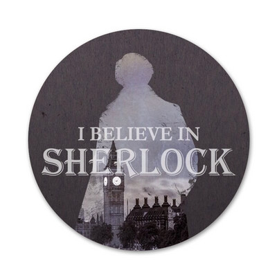 58mm Sherlock odznak brošňa špendlíky príslušenstvo na oblečenie batoh dekorácia darček