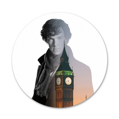 58mm Sherlock odznak brošňa špendlíky príslušenstvo na oblečenie batoh dekorácia darček