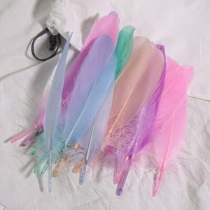 Φτερά φτερών φυσικής χήνας 6-8 ιντσών/15-20 εκ. Φτερού κύκνου για διακόσμηση σπιτιού Χειροτεχνία DIY Διακόσμηση κοσμημάτων γάμου