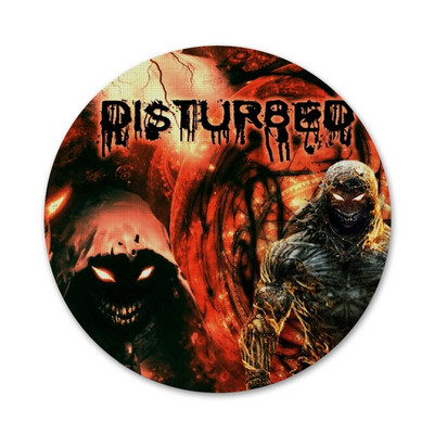 58mm Disturbed Rock Band stratené duše odznak brošňa špendlíky doplnky na oblečenie batoh dekorácia darček
