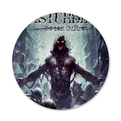 58mm Disturbed Rock Band stratené duše odznak brošňa špendlíky doplnky na oblečenie batoh dekorácia darček