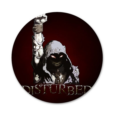 58mm Disturbed Rock Band stratené duše odznak brošňa špendlíky doplnky na oblečenie batoh dekorácia darček