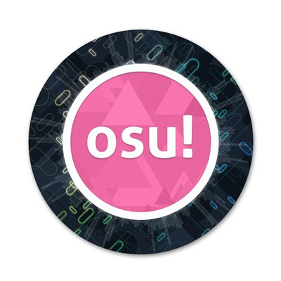 OSU! Odznak s rytmickou hrou, brošňa, špendlíky, doplnky na oblečenie, dekorácia batohu, darček