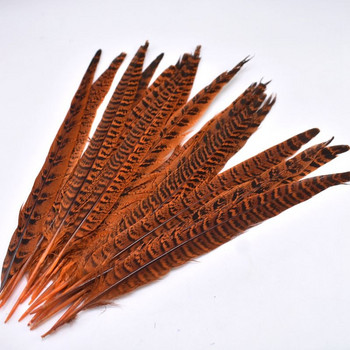 20 τεμ./παρτίδα Lake Blue Pheasant Tail Feathers for Crafts 10-12 ιντσών DIY Βαμμένα φυσικά φτερά Διακοσμήσεις γάμου για πάρτι κοσμημάτων σπιτιού