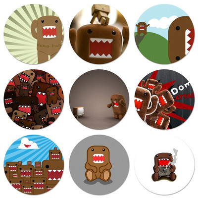 58 χιλιοστά Simple Domo Kun Icons Καρφίτσες Διακόσμηση σημάτων Καρφίτσες Μεταλλικά Σήματα για διακόσμηση σακιδίων πλάτης