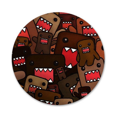58 χιλιοστά Simple Domo Kun Icons Καρφίτσες Διακόσμηση σημάτων Καρφίτσες Μεταλλικά Σήματα για διακόσμηση σακιδίων πλάτης