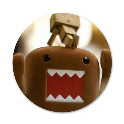 58 χιλιοστά Simple Domo Kun Icons Καρφίτσες Διακόσμηση σημάτων Καρφίτσες Μεταλλικά Σήματα για διακόσμηση σακιδίων πλάτης