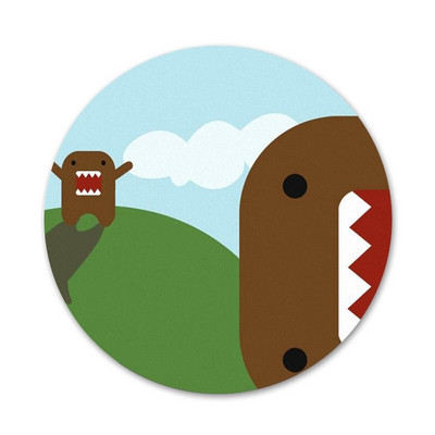 58 χιλιοστά Simple Domo Kun Icons Καρφίτσες Διακόσμηση σημάτων Καρφίτσες Μεταλλικά Σήματα για διακόσμηση σακιδίων πλάτης