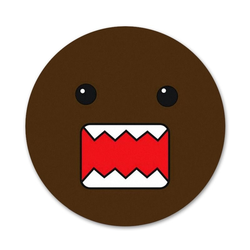 58 χιλιοστά Simple Domo Kun Icons Καρφίτσες Διακόσμηση σημάτων Καρφίτσες Μεταλλικά Σήματα για διακόσμηση σακιδίων πλάτης