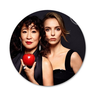 Serial de televiziune Killing Eve Insignă de lux Broșă Accesorii pentru îmbrăcăminte Rucsac Decorare cadou