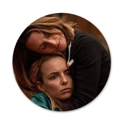 Serial de televiziune Killing Eve Insignă de lux Broșă Accesorii pentru îmbrăcăminte Rucsac Decorare cadou