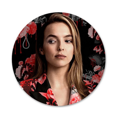 Serial de televiziune Killing Eve Insignă de lux Broșă Accesorii pentru îmbrăcăminte Rucsac Decorare cadou